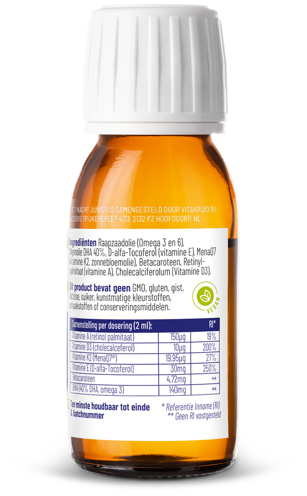 Vitakruid Multi Nacht Junior 100% Vegan (60 ml)