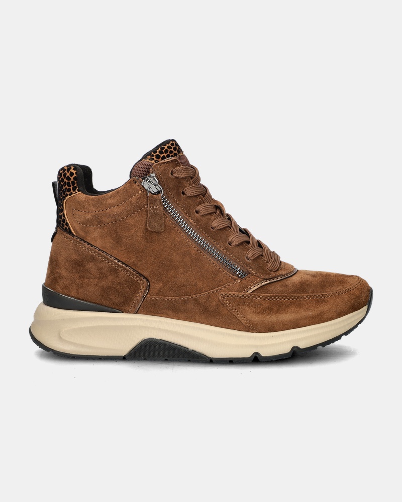 Gabor Rolling Soft Hoge sneakers  - bruin