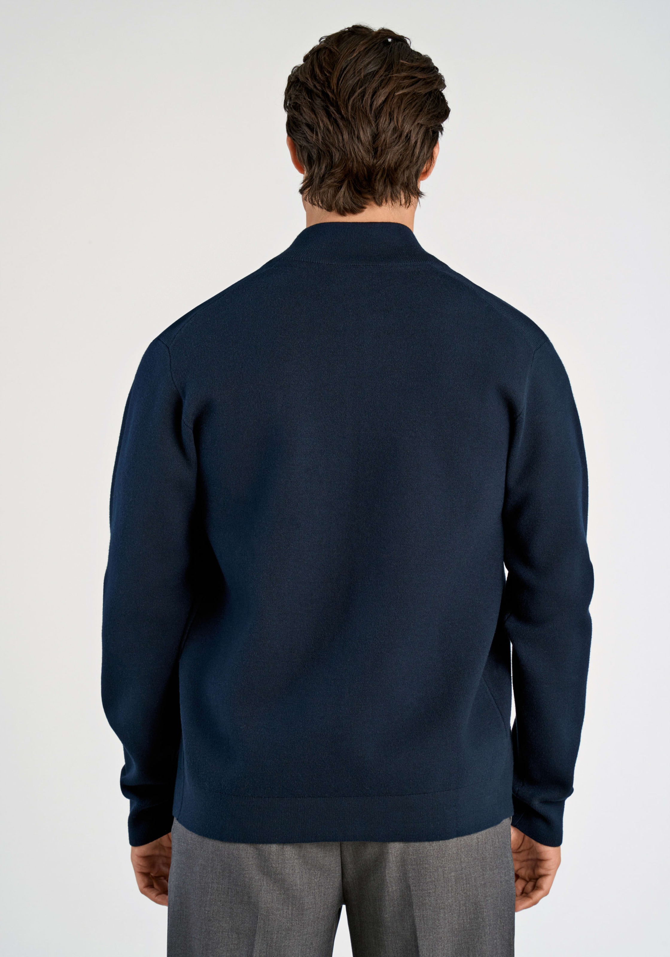 LINDBERGH Cardigan mit Viskose und Reissverschluss