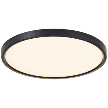 Brilliant LED plafondlamp Galo zwart Ø40 cm 3000 lm