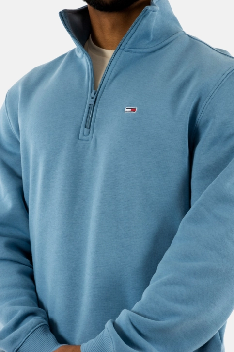 Sweat tommy jeans reg fleece dy6 colorado blue