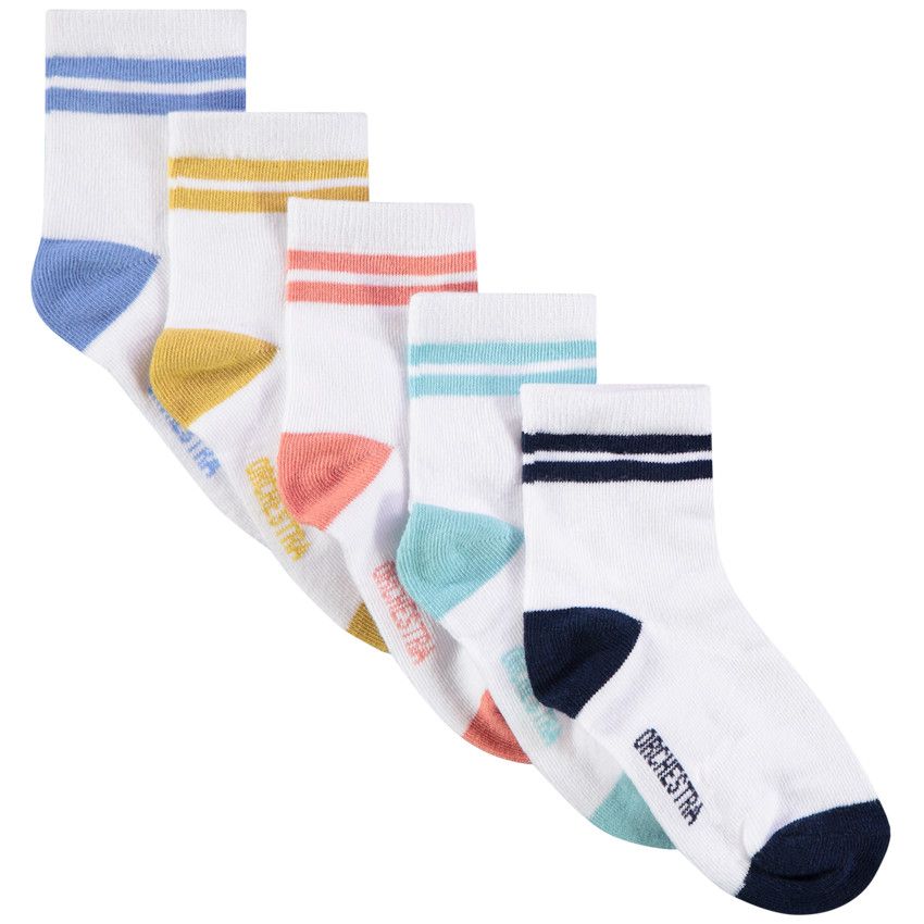Lot de 7 paires de chaussettes pour garçon - Blanc
