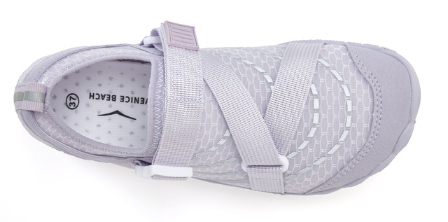 Venice Beach Badeschuh  Aquaschuh, Slipper, Wasserschuh mit Klettverschluss VEGAN