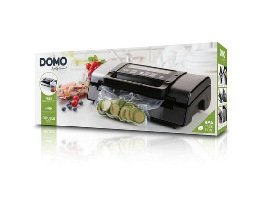DOMO - Emballeuse sous vide Appareil à emballage sous vide 130w noir do331l