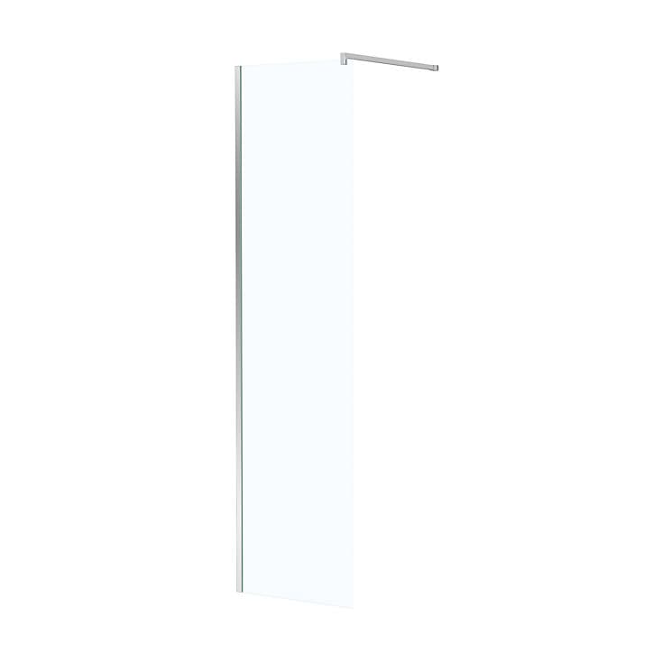 Paroi de douche à l'italienne H.195 x l.50 cm, ép. 5 mm, profilé chrome, Galedo Essentiel