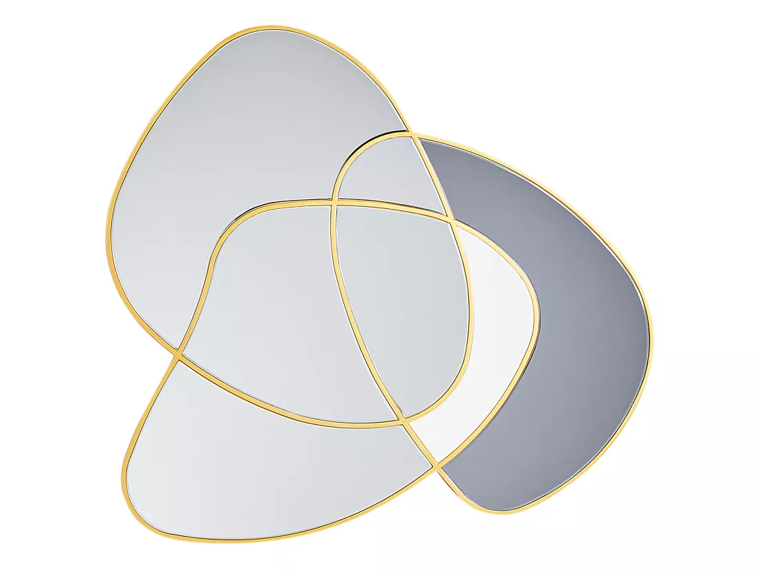 Miroir TAILLY 99 cm 89 cm Doré