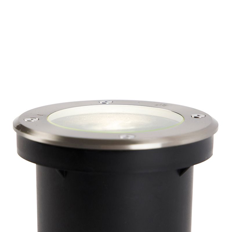 Smart buiten grondspot RVS incl. WiFi GU10 IP65 - Delux