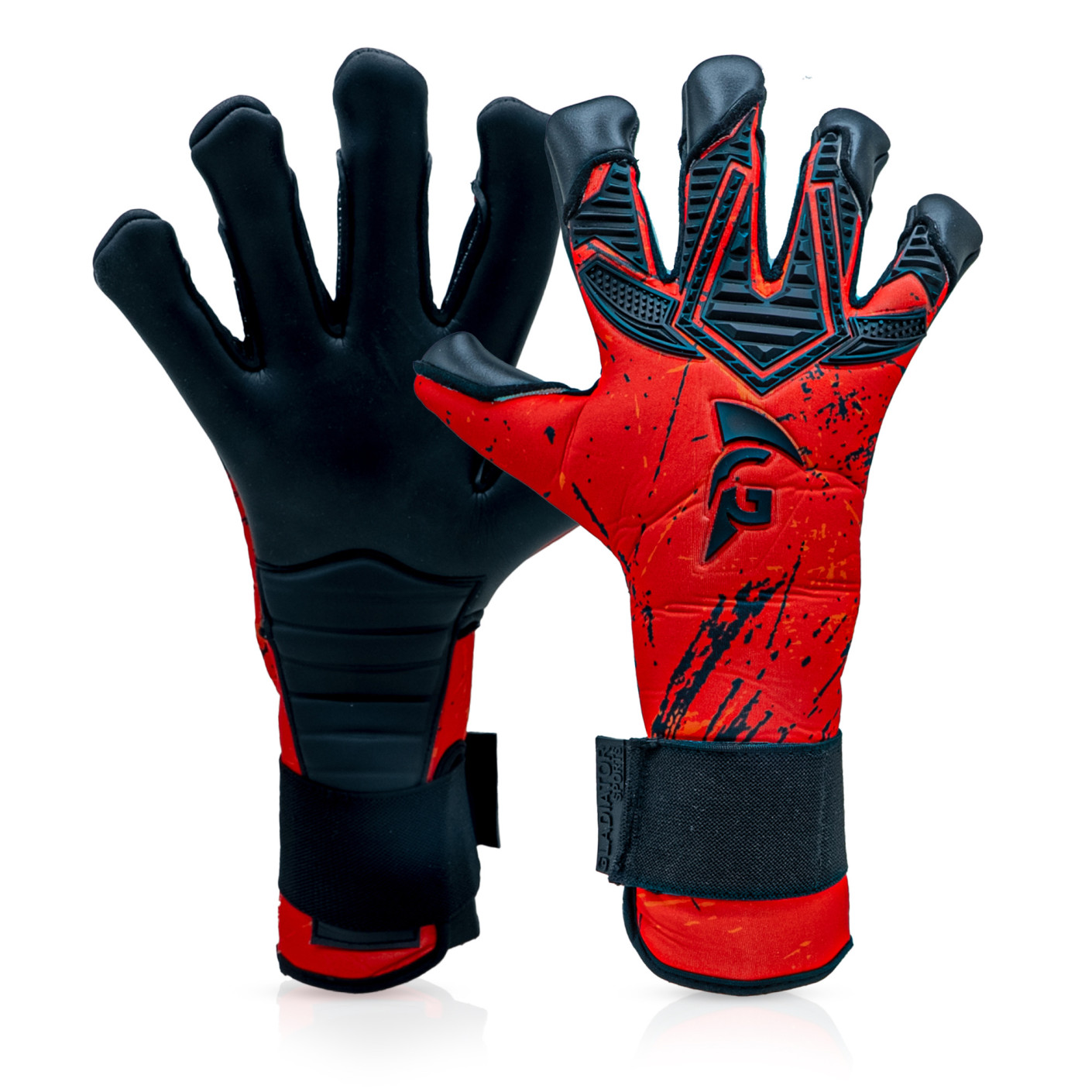 Gladiator Sports Maso Keepershandschoenen Rood Zwart