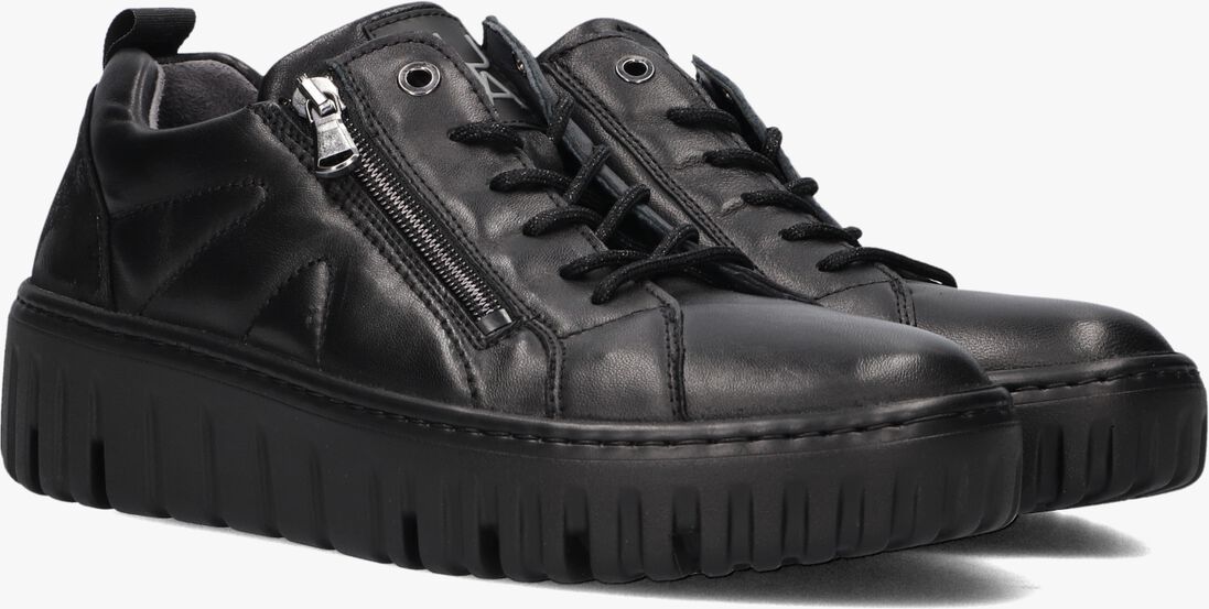 bruine waldlaufer lage sneakers leopard h rits sneaker