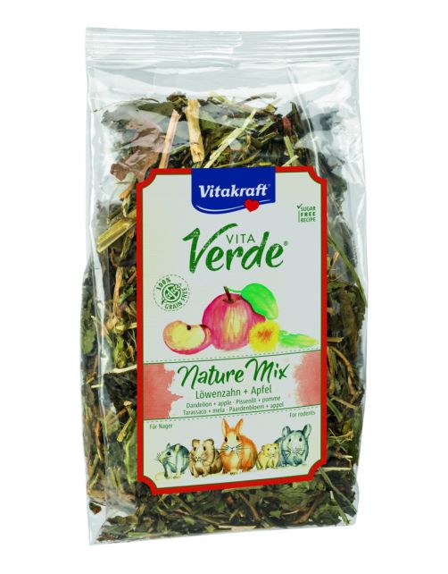 Vitakraft Vita-Verde Paardenbloem\/Appel - Knaagdiersnack - 80 g