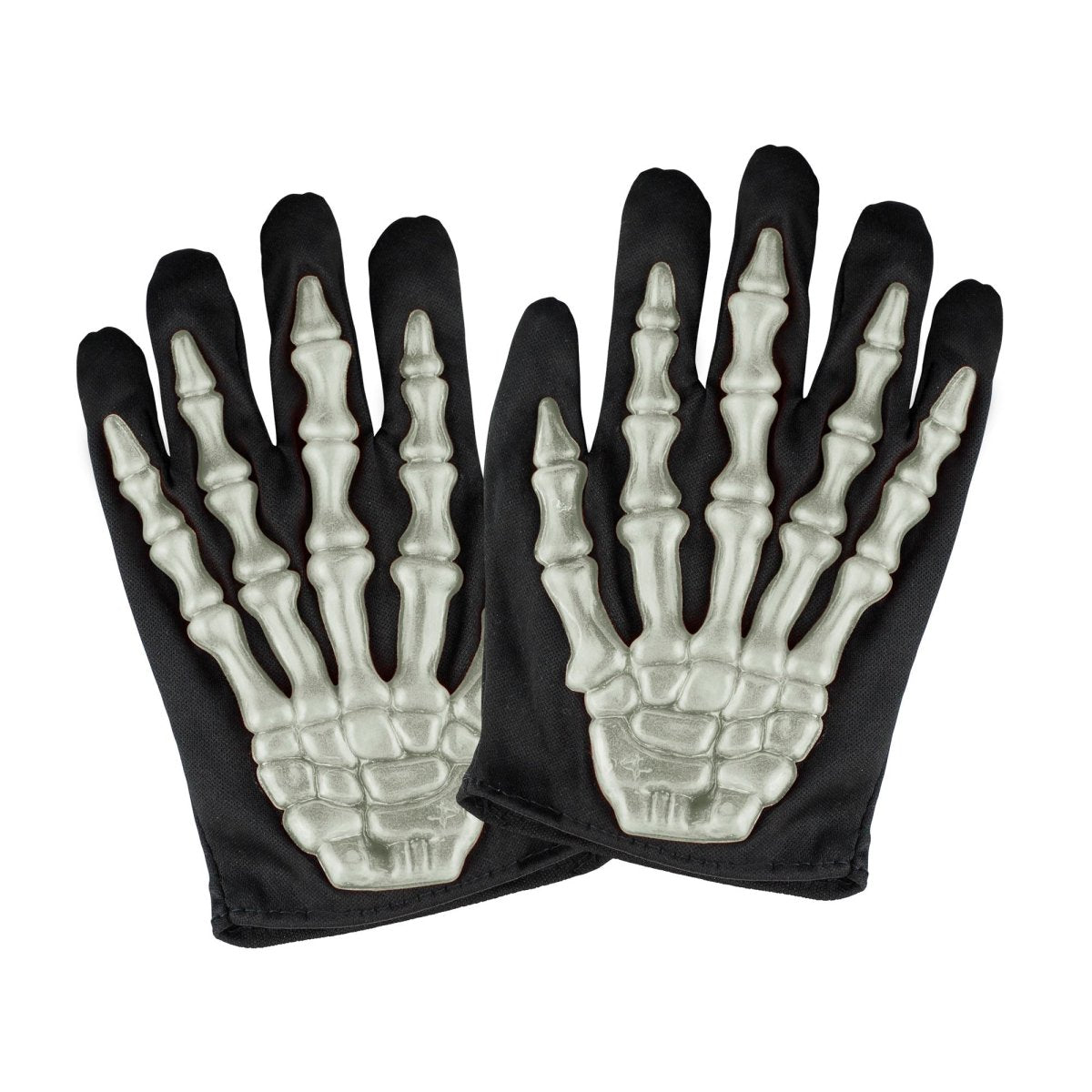 Halloween Handschoenen Zwart Wit Skelet