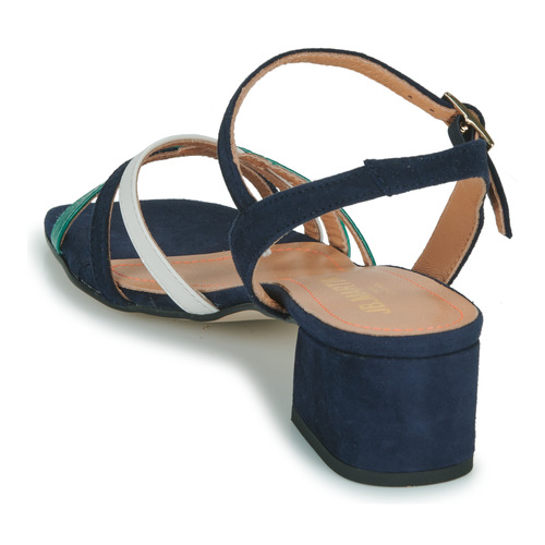 JB Martin - VICTORIA - VELOURS MARINE / CRAIE / EMERAUDE