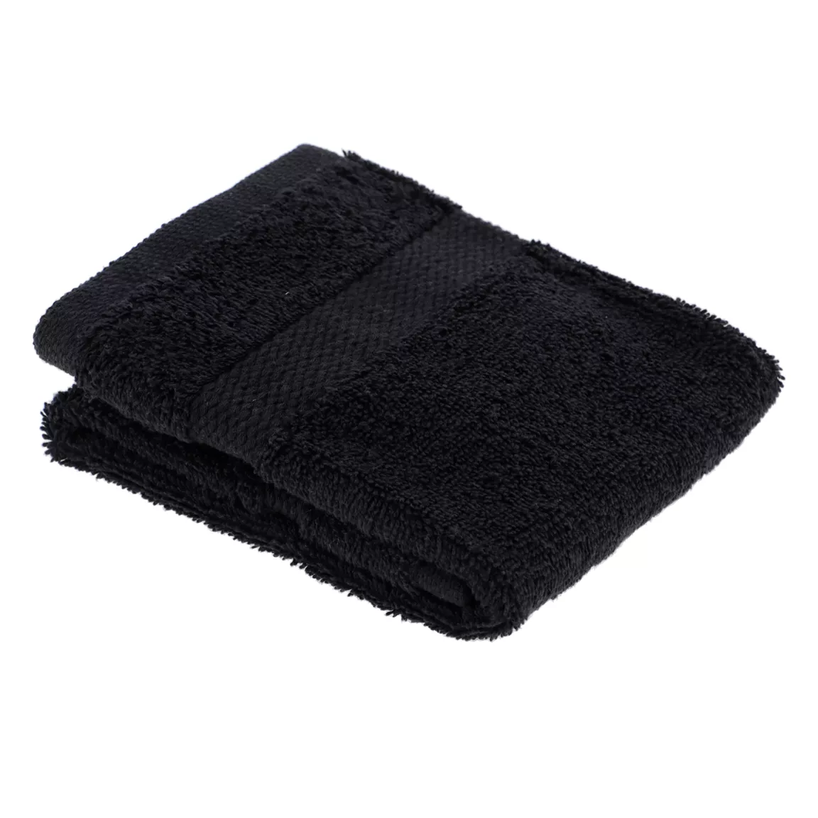 Serviette de bain coton (30 x 50 cm) Timeless Noire