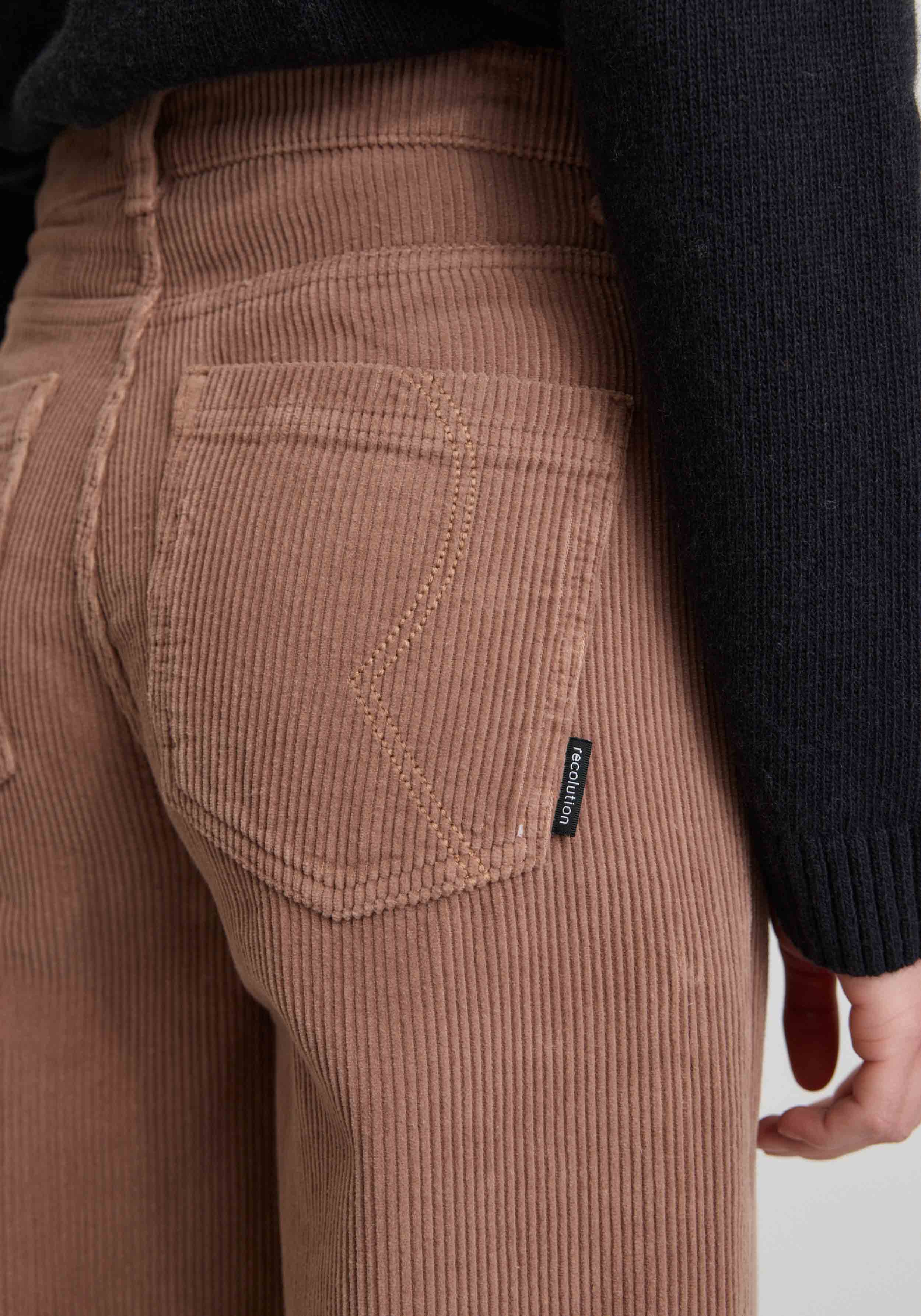 Recolution Cord-Hose Erica Cognac Brown