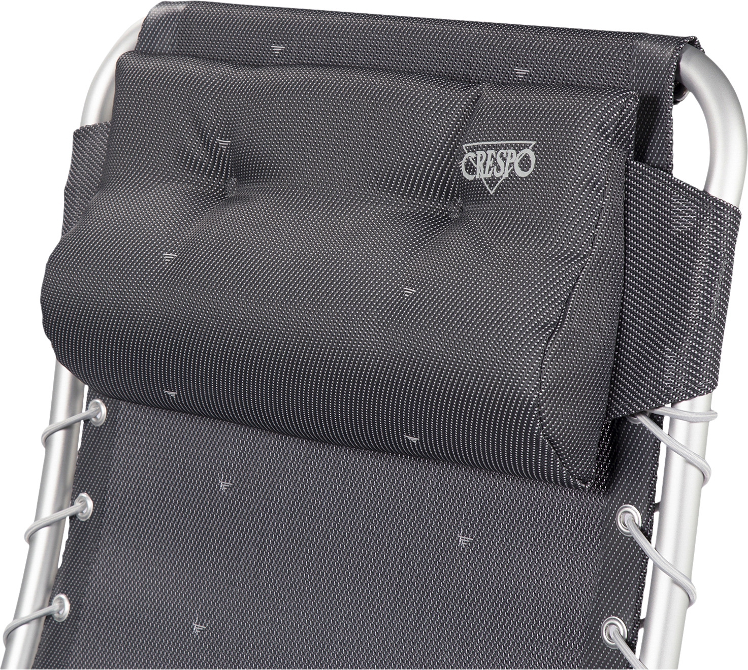 Crespo A/237 Classic Kopfkissen für Campingstühle dunkelgrau