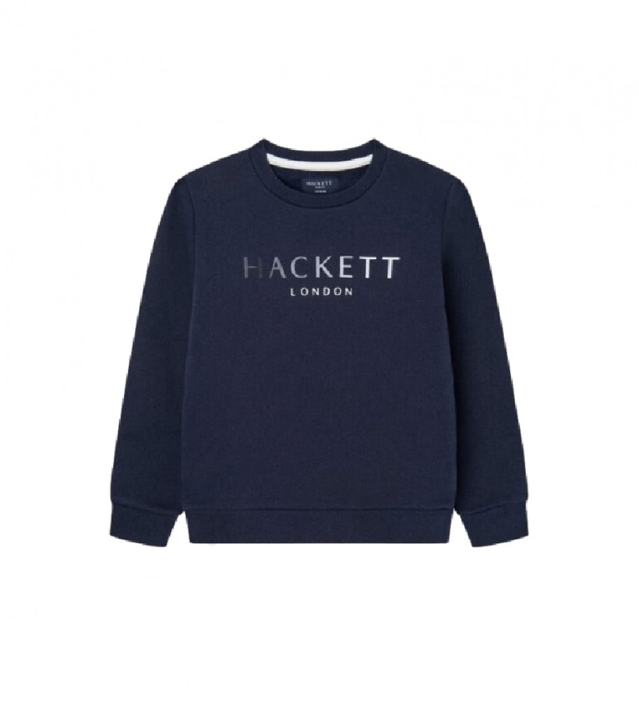 Moletom Hackett com estampa do logo na cor azul marinho