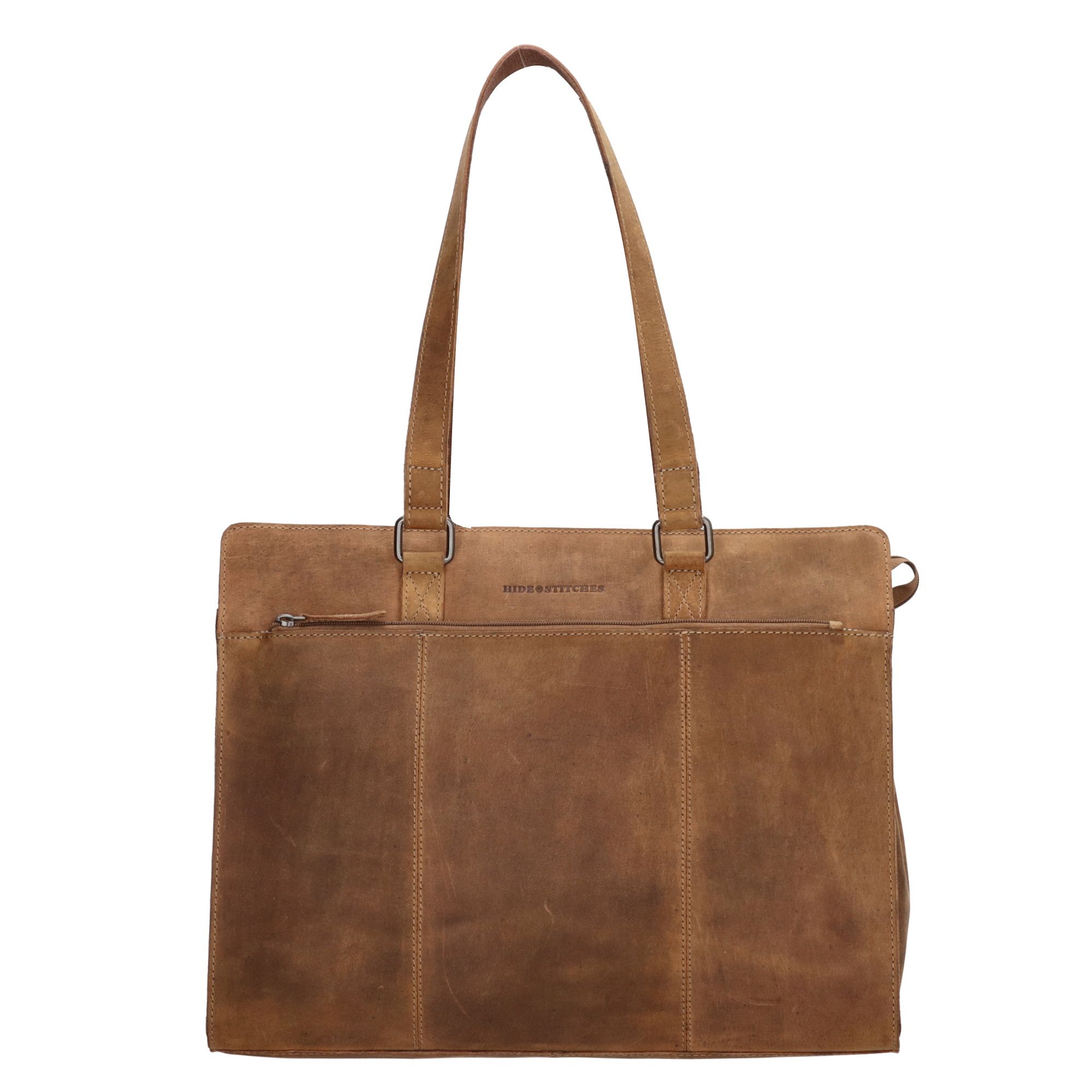 Hide & Stitches Idaho Laptoptas 15,6 inch Bruin