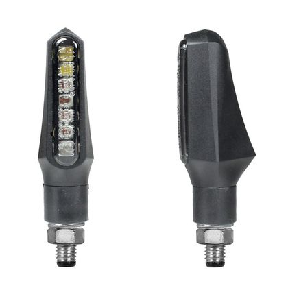 Clignotant Chaft Geek à led avec feux de position (La paire) Universel - Noir