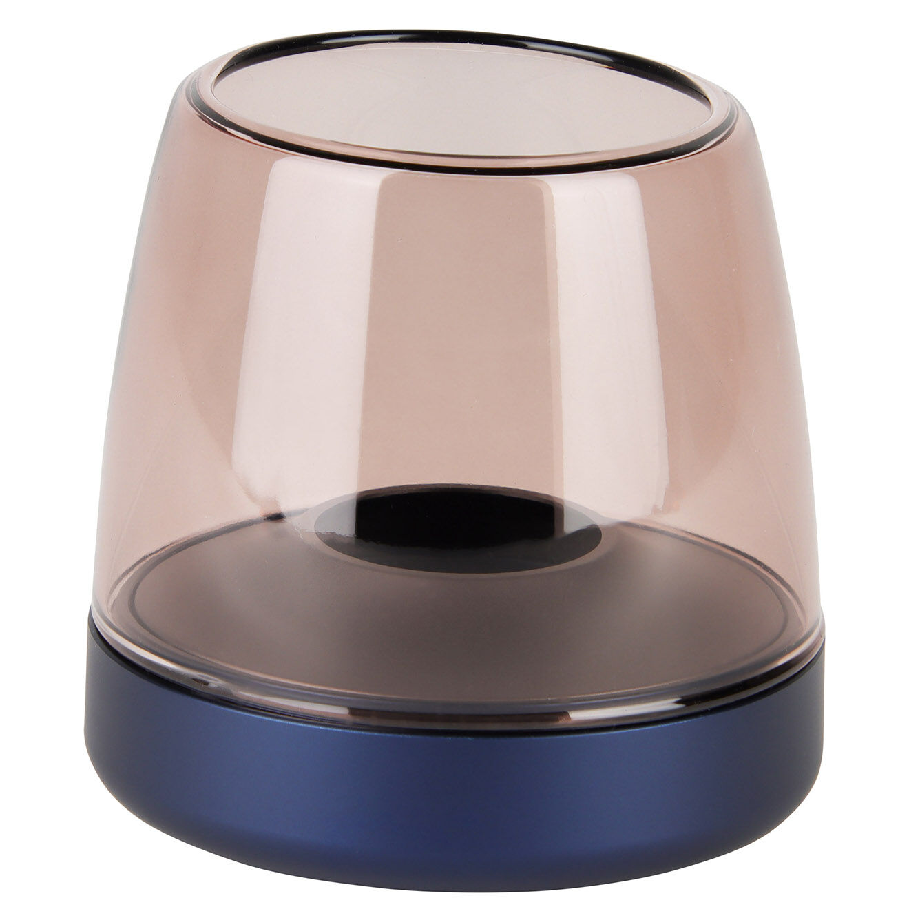 Kooduu Bougeoir Glow 10 bleu foncé - D.9.4x9.3 cm