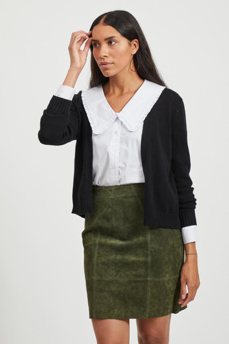 Vila zwarte dames vest