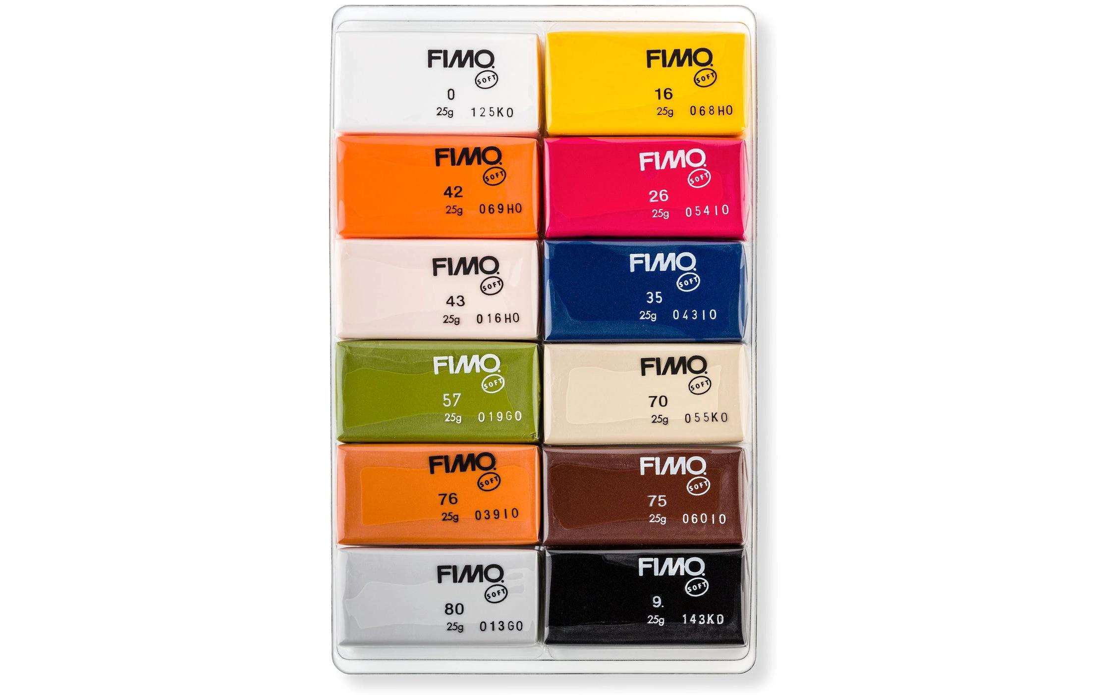 Modelliermasse Soft Set Natural Colours MehrfarbigWeiche und gut formbare Modelliermasse