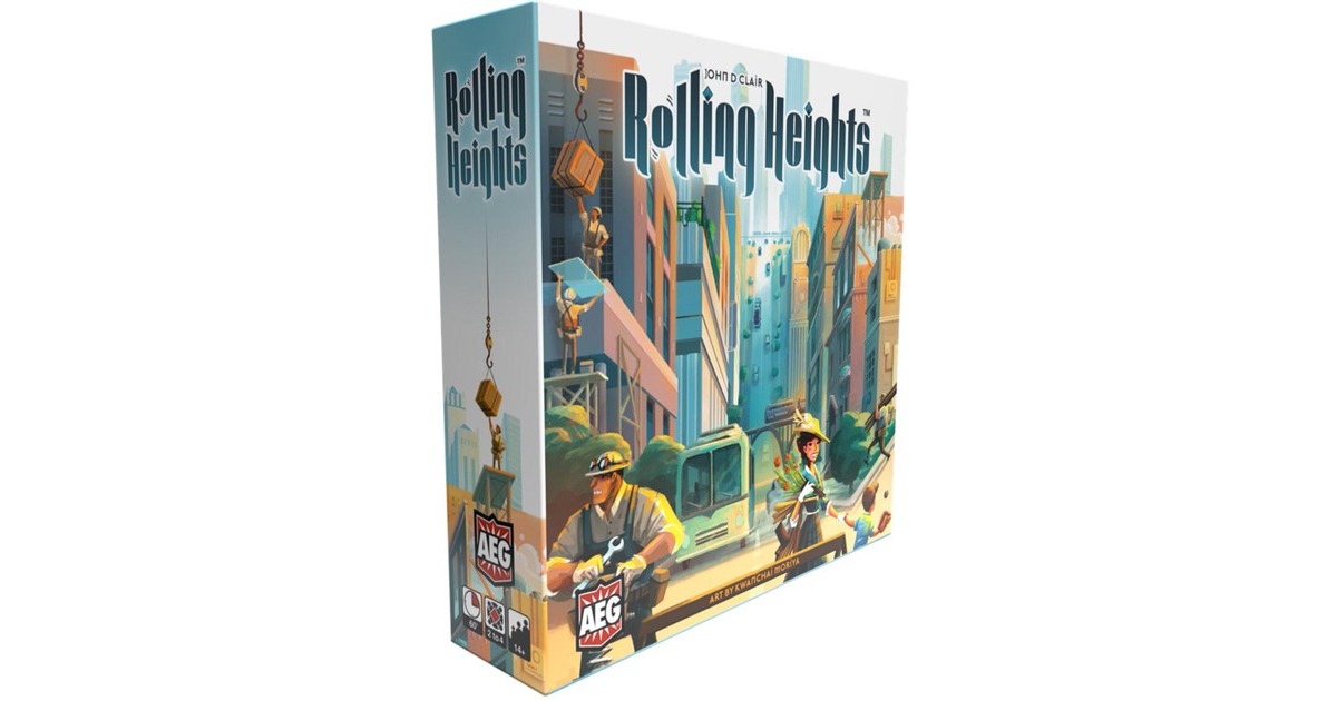 European Player NetworkRolling Heights Bordspel  (Engels, 1 - 4 spelers, 60 minuten, Vanaf 14 jaar)