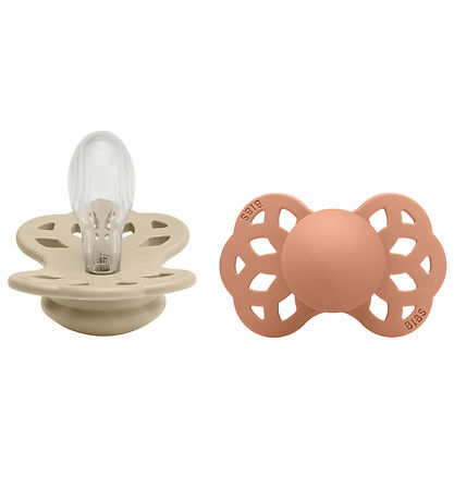 BIBS Infinity Schnuller - 2er-Pack - Gr.2 - Symmetrisch - Vanill