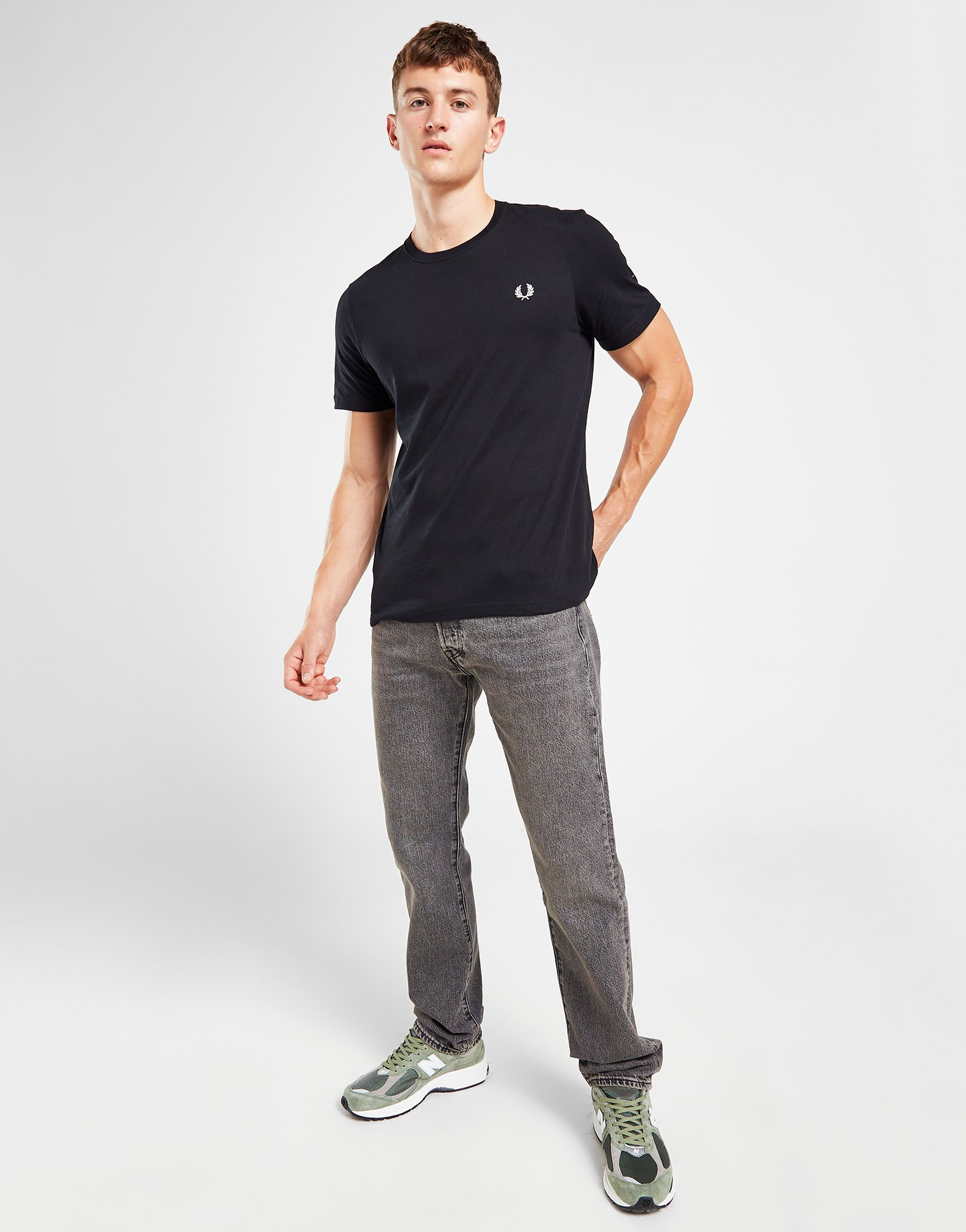 Fred Perry T-shirt Crewneck Homme