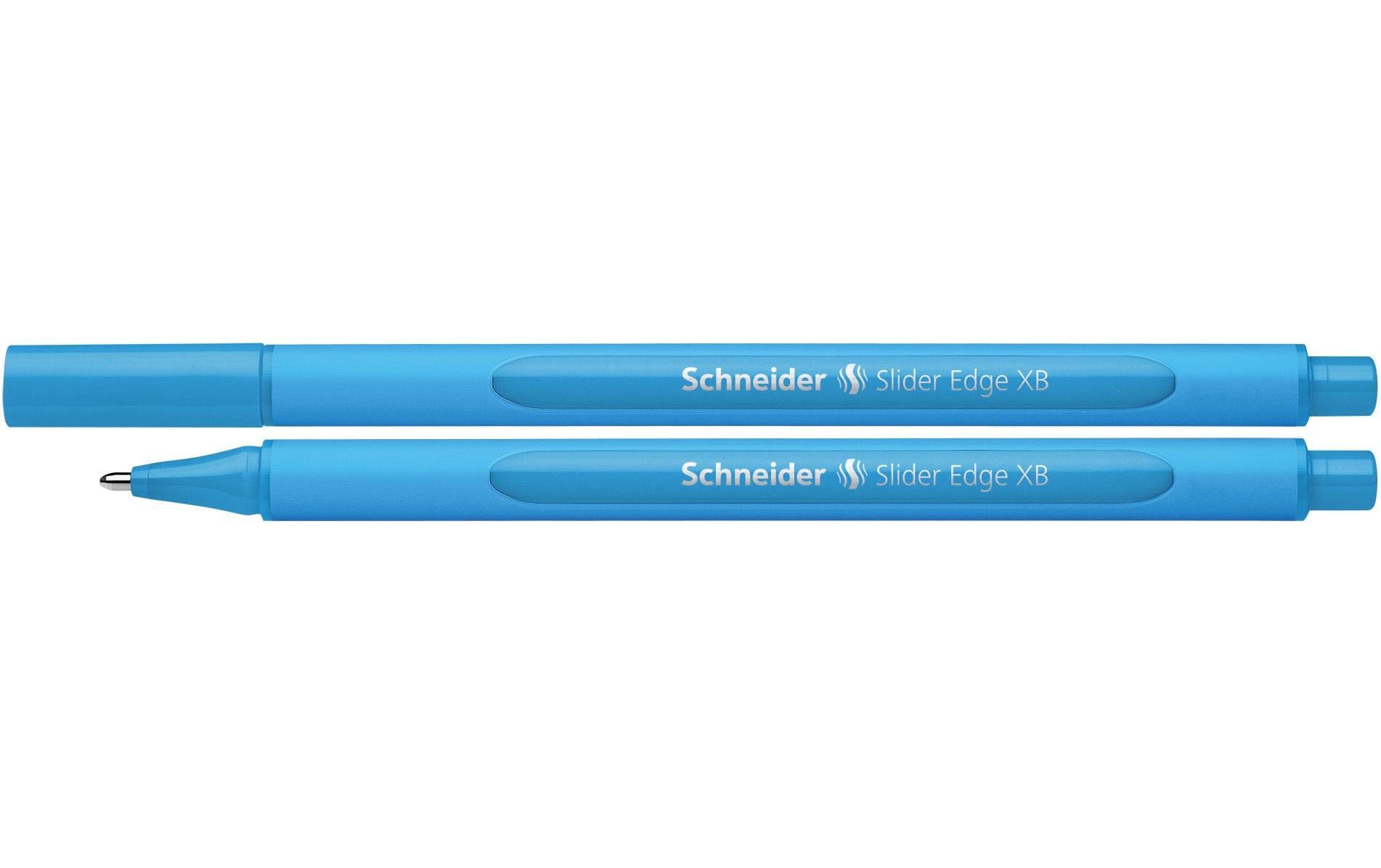 Kugelschreiber Slider Edge Extra Breit, HellblauKugelschreiber mit Viscoglide-Technologie