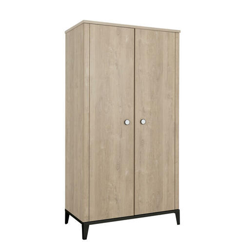 Armoire 2 portes Marcel Black - GALIPETTE