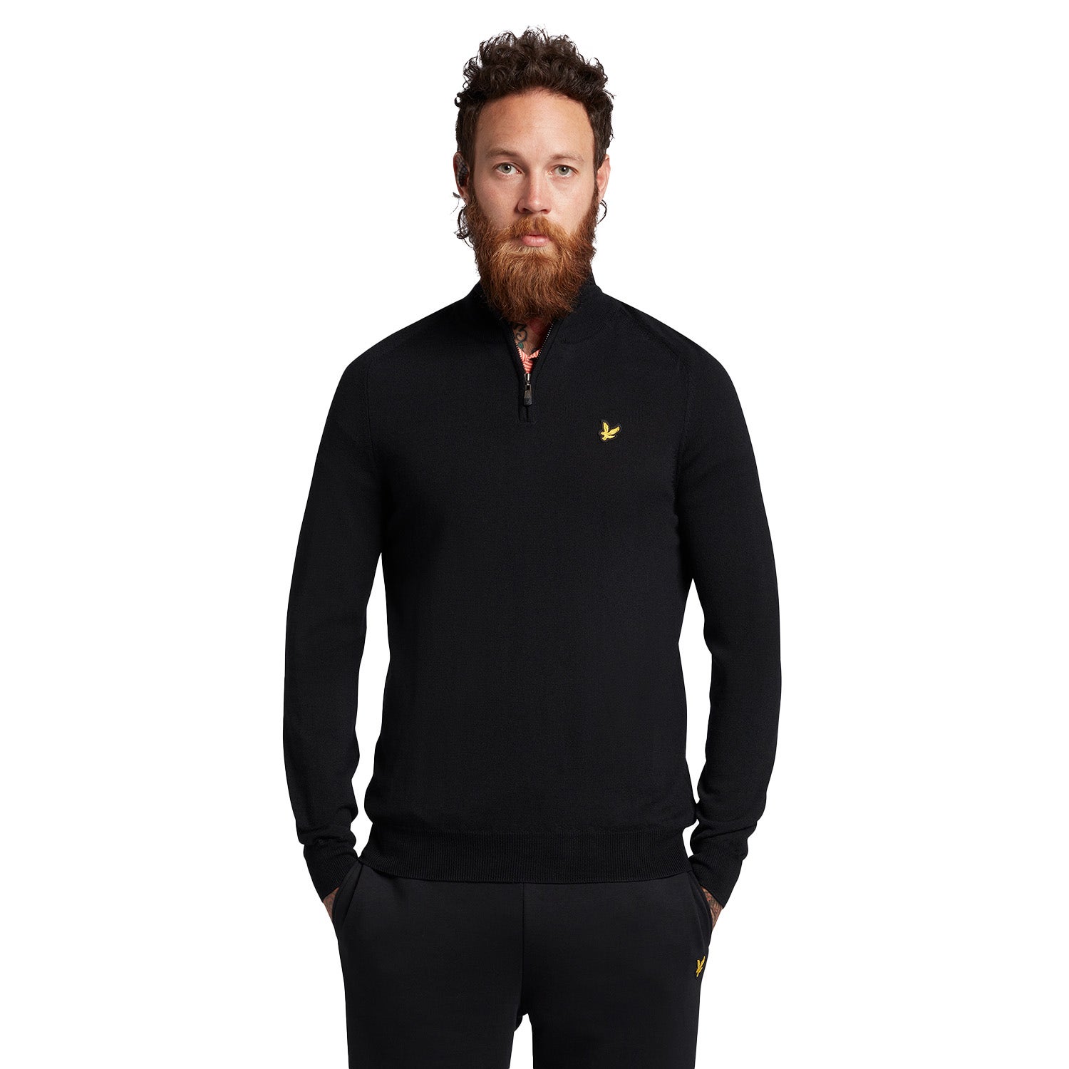 Lyle & Scott  Golf Core 1/4 Zip Merino Mix