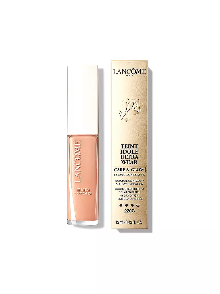 LANCÔME Teint Idole Ultra Wear Skin-Glow Concealer (220C) camel