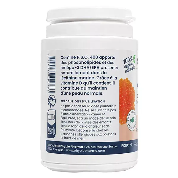 Oemine PSO 400 Manutenção da Pele Normal 60 cápsulas