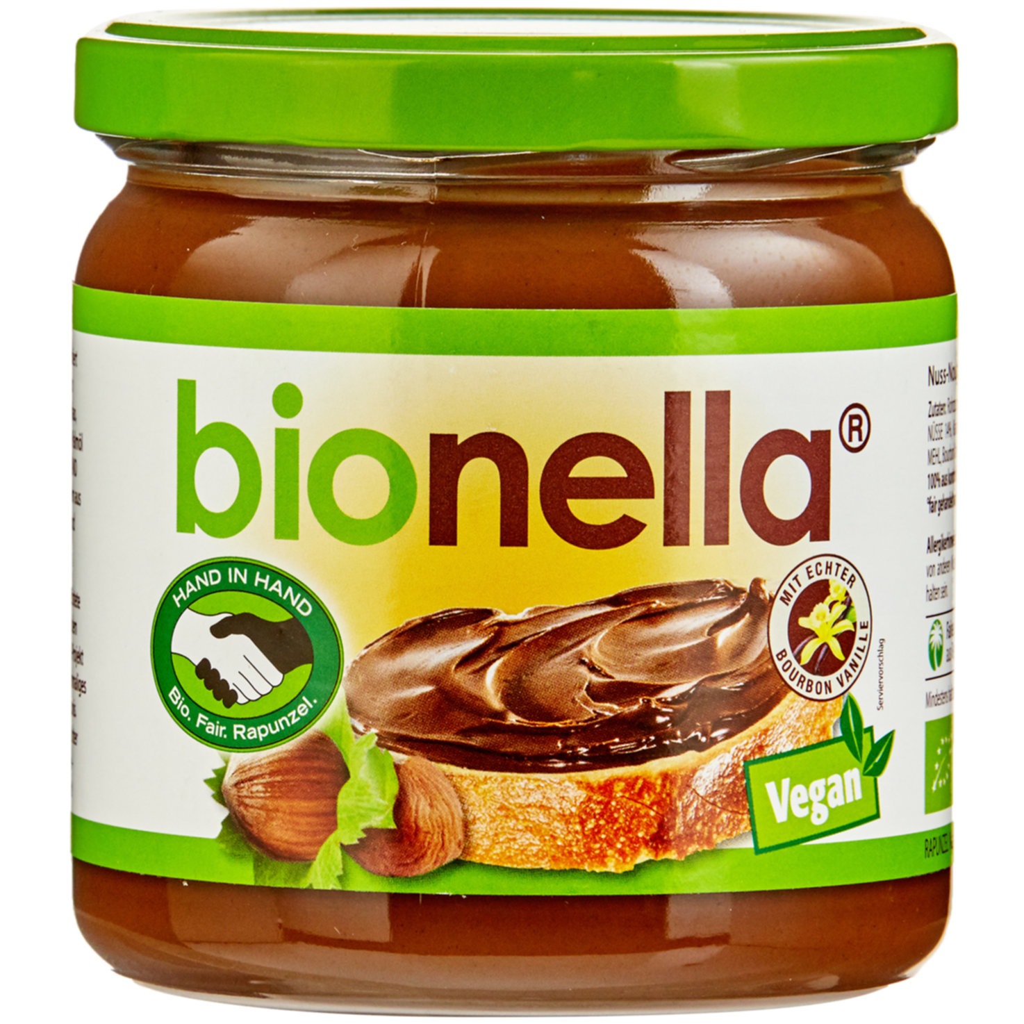 Fairtrade Bionella Schokoladen Brotaufstrich vegan
