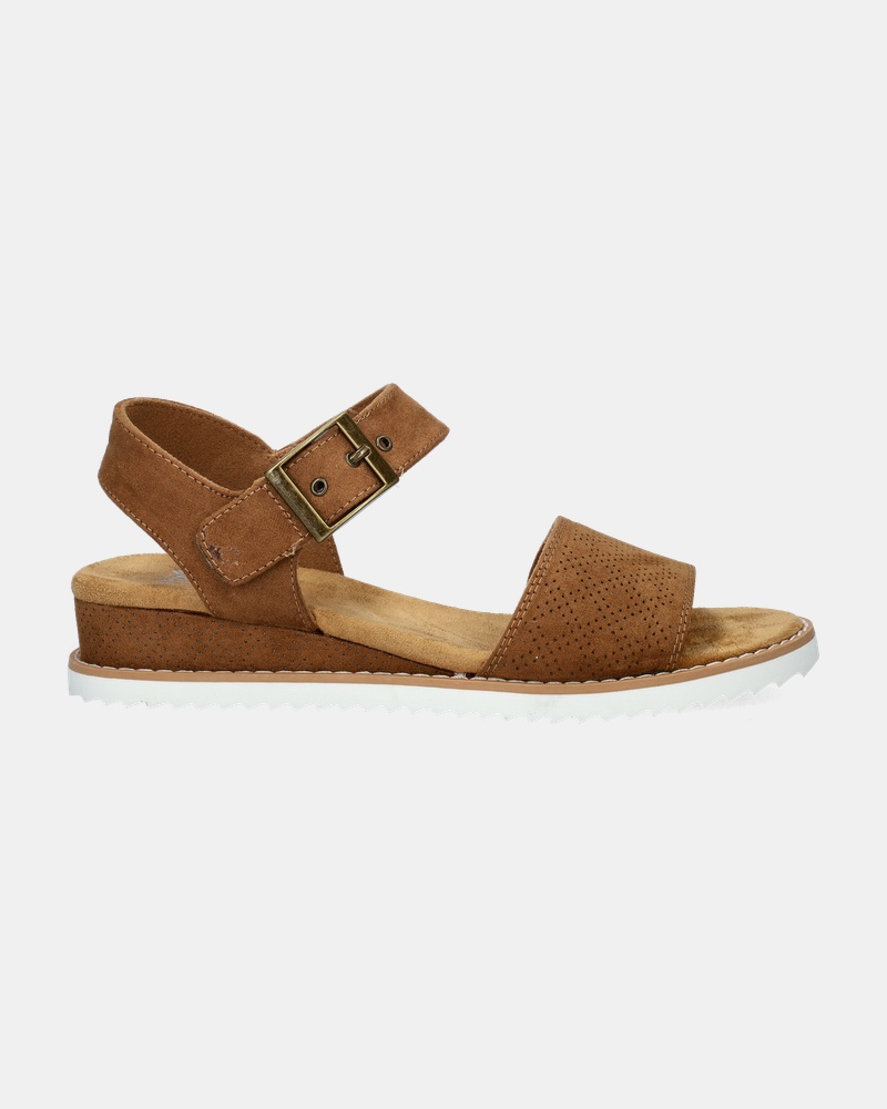 Bobs Dessert Kiss Sandalen  - cognac