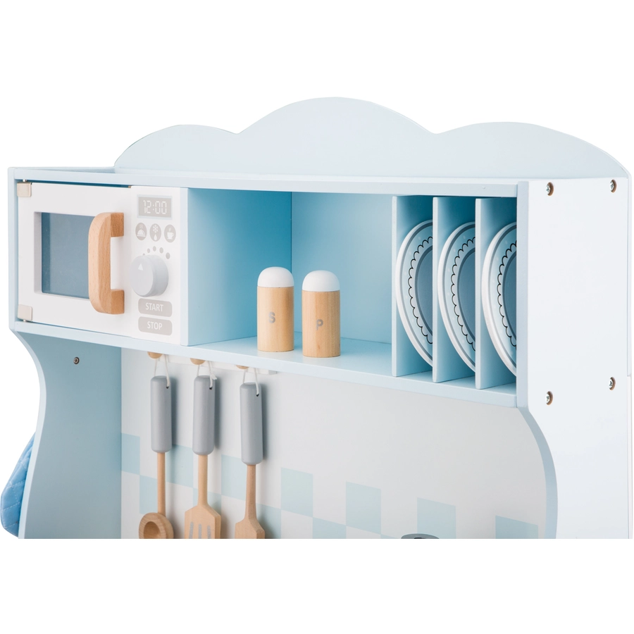 New Classic Toys Spielküche Modern mit Kochfeld, blau