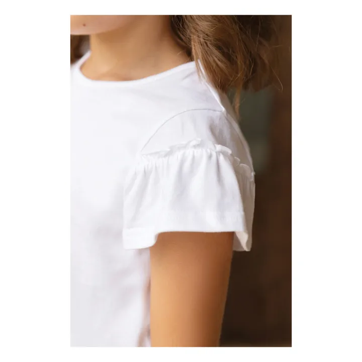 Tartine et Chocolat T-Shirt Manches à Volants | Bleu