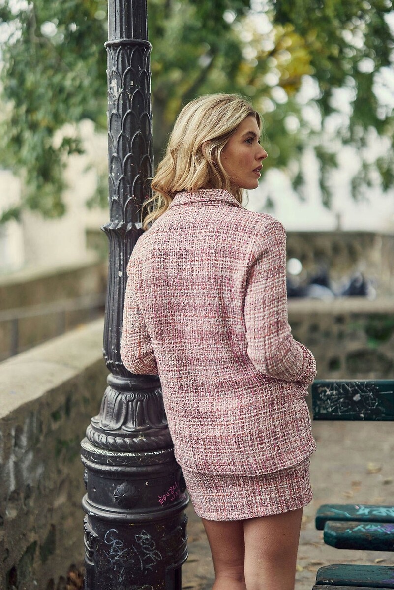 LA PETITE ETOILE<br>Jaqueta casual de tweed, FAULINE