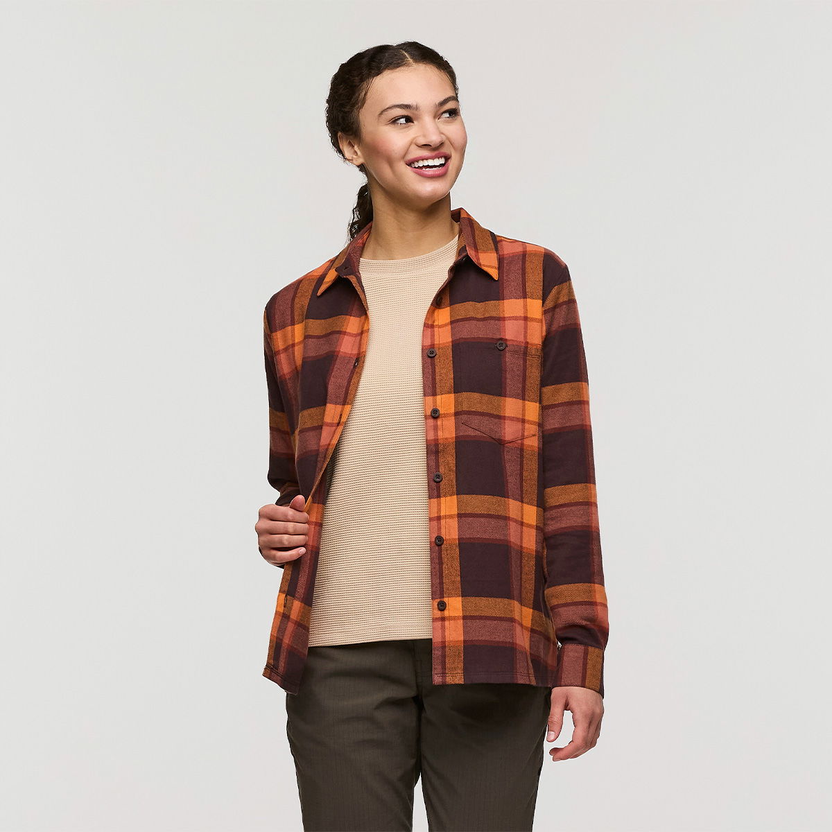 Cotopaxi Quedo Flannel Skjorte, dame (Chestnut)