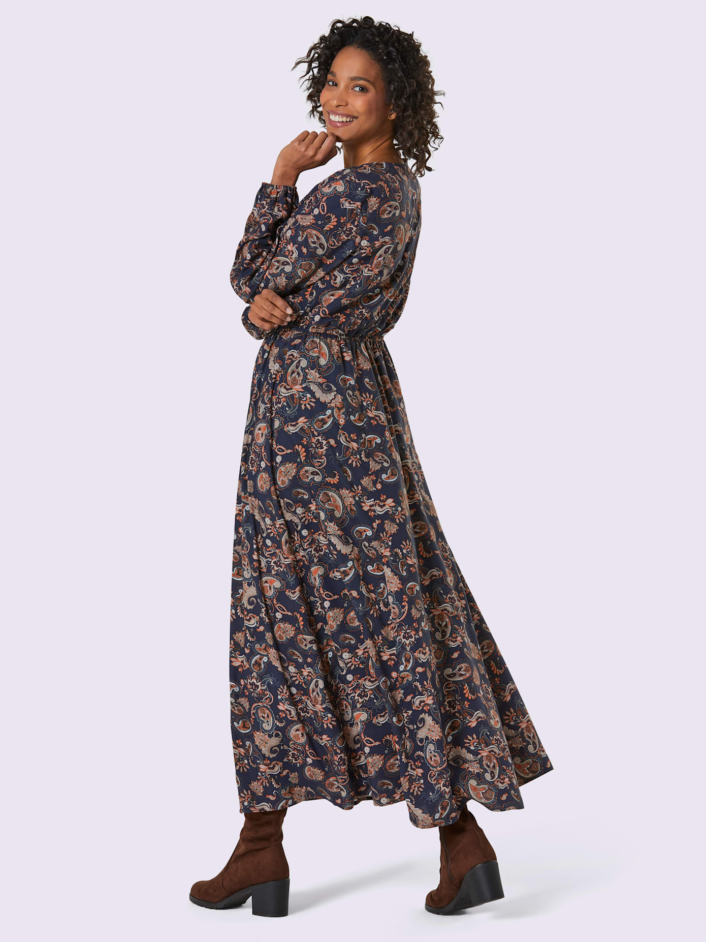 Robe imprimée qualité tissée