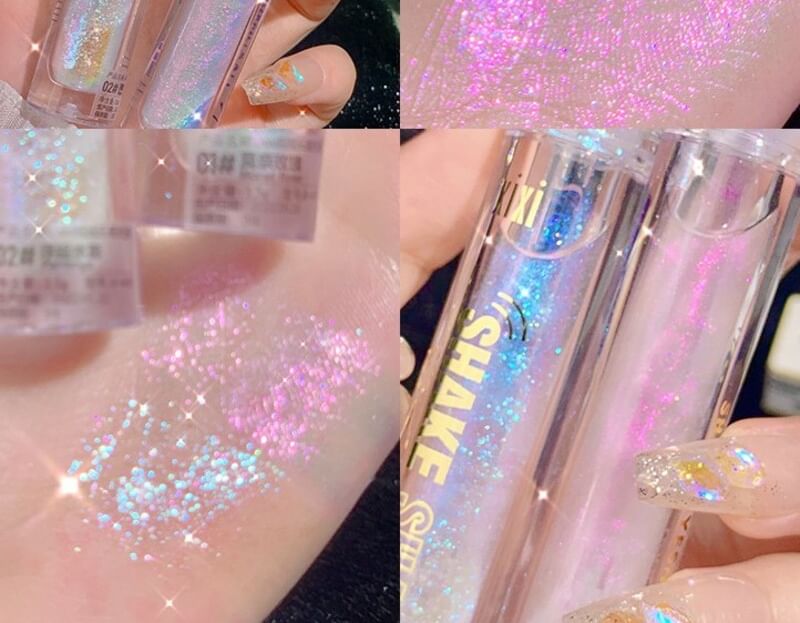 xixi - Shake Glitter Liquid Highlighter - 2 kleuren