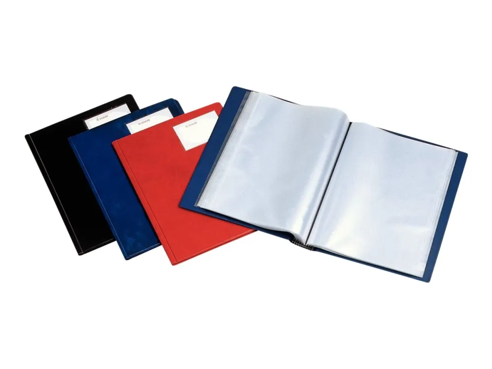 Displaybog Esselte A4, 24 lommer Sort - (5 stk.)