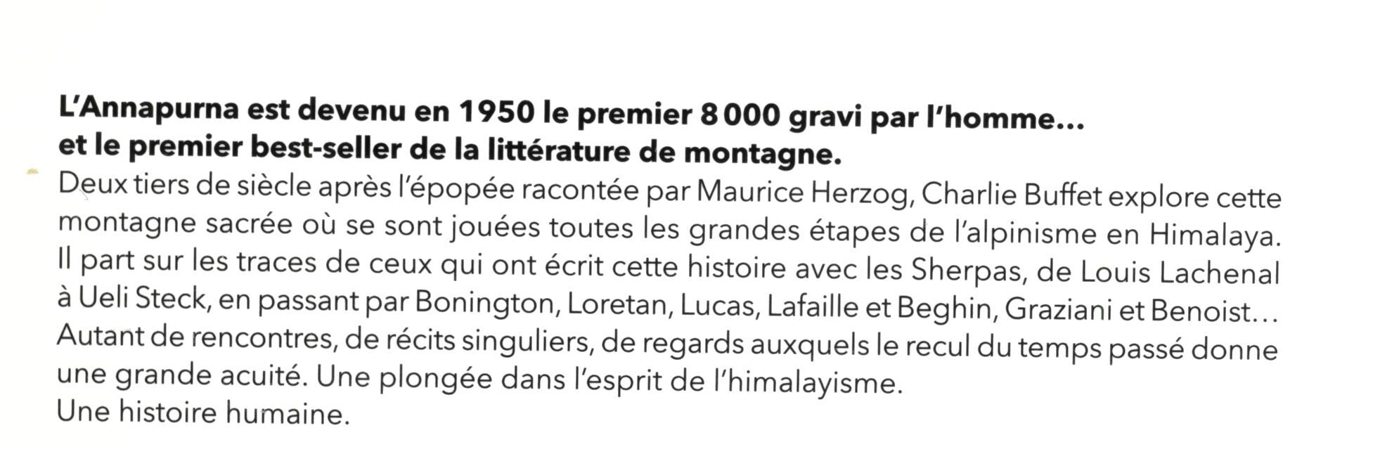 GUERIN - ANNAPURNA UNE HISTOIRE HUMAINE GUERIN