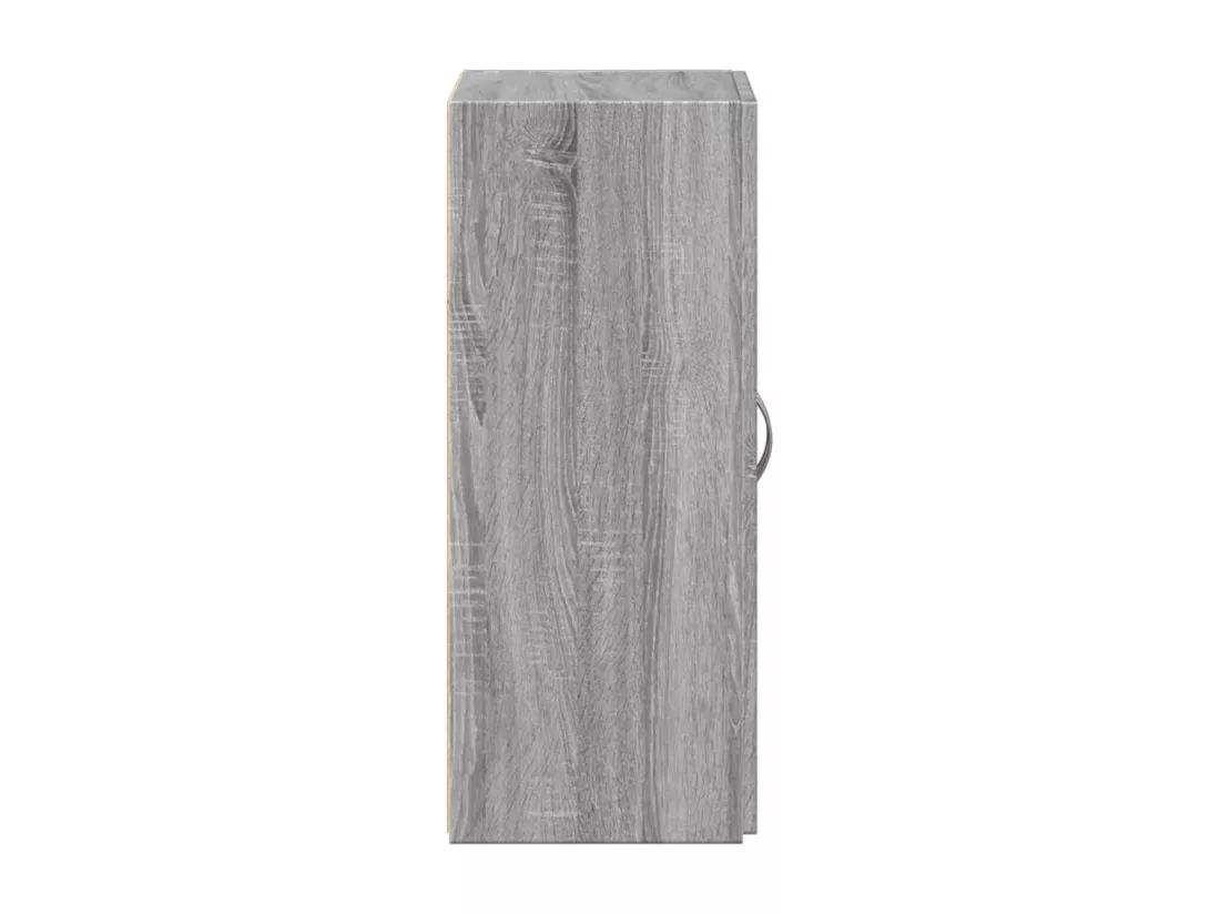 Armoire de classement sonoma gris bois d'ingénierie