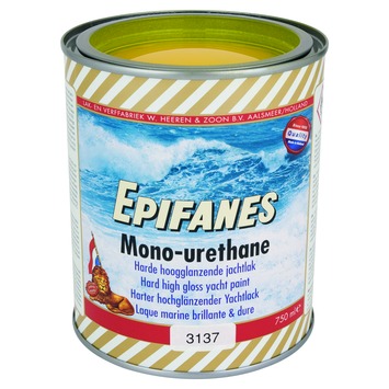 Epifanes mono-urethane jachtlak hoogglans nr. 3137 yellow 750 ml