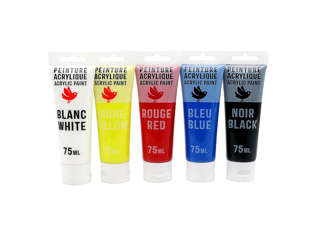 TINTA ACRILICA AUCHAN 5 CORES