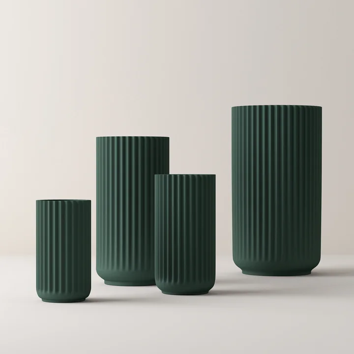 Lyngby Porcelæn - Lyngbyvase H 20,5 cm, grün