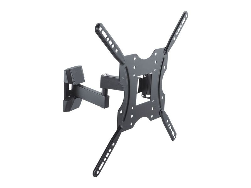 PureMounts Wandhalterung PM-FM11-400 Schwarz Neig- und schwenkbarer TV-Halter