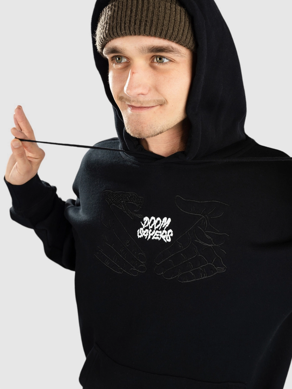 Doomsayers Squiggle Hoodie black