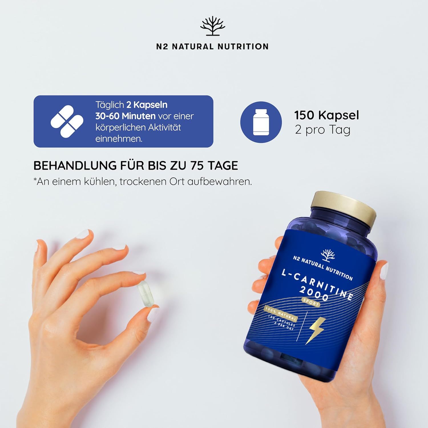 N2 Natural Nutrition L Carnitin Kapseln